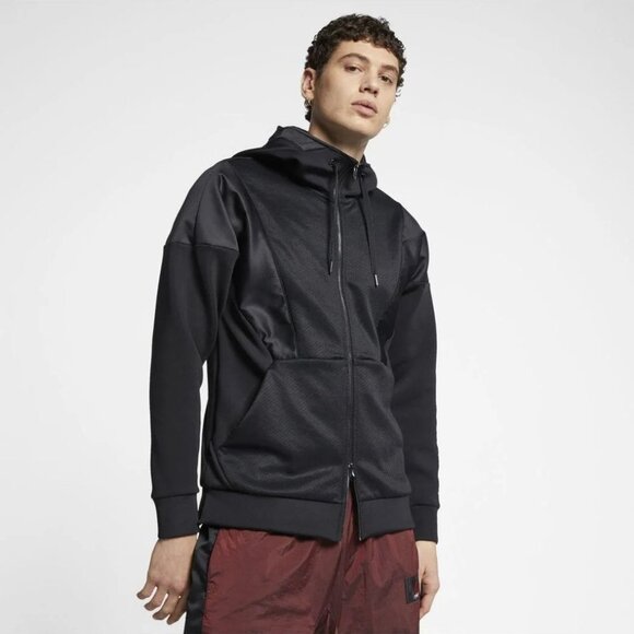 Jordan Other - NWT Nike Jordan 23e Flight Tech Lite Size XXL Full Zip Hoodie Black AO0410 010